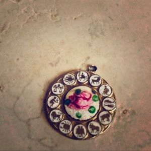 Vintage Zodiac Necklace Pendant